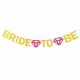 Gold Bride to Be Banner