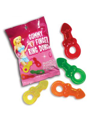 Gummy Finger Ring Dongs Hens Night