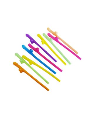 Mixed coloured Pecker Straws