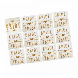 Gold Bride Tribe Tattoos set