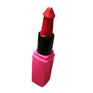 red penis lipstick
